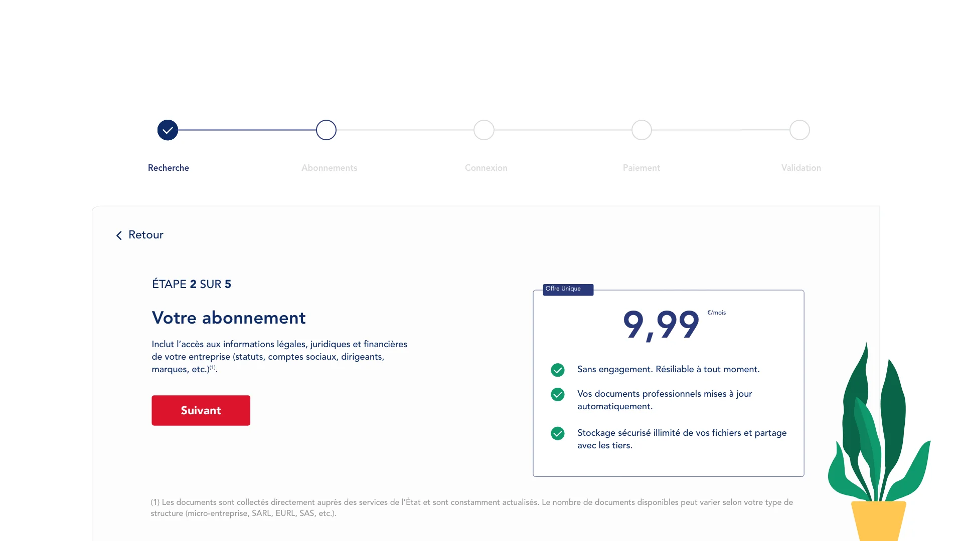 Fonctionnalité de la plateforme LegaDrive